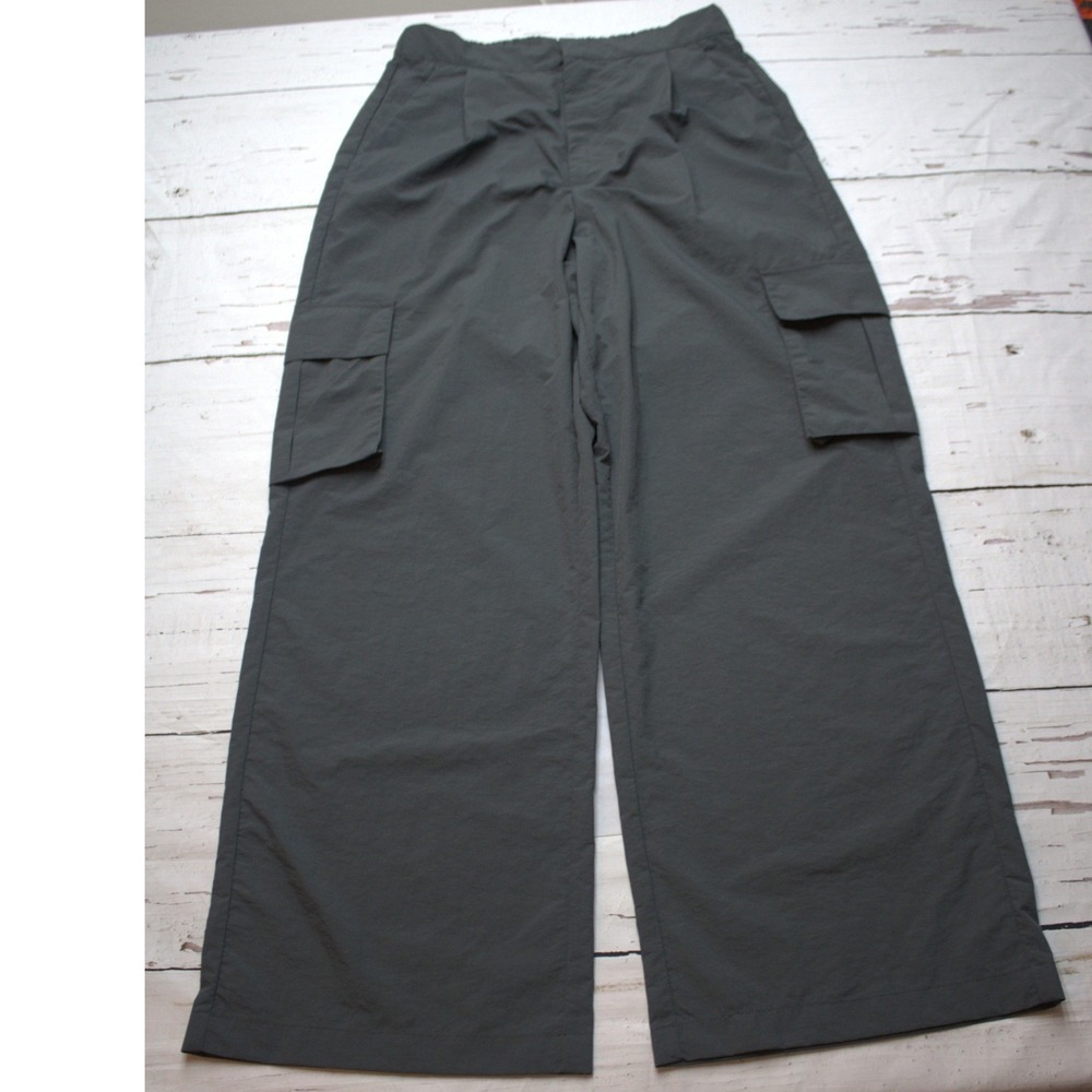 Wilo The Label Parachute Fly Cargo Pants Gunmetal Grey WL-24-135 S NWT - Picture 2 of 8